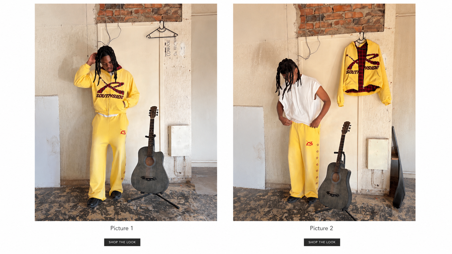 Banana Washed Sweat Suit