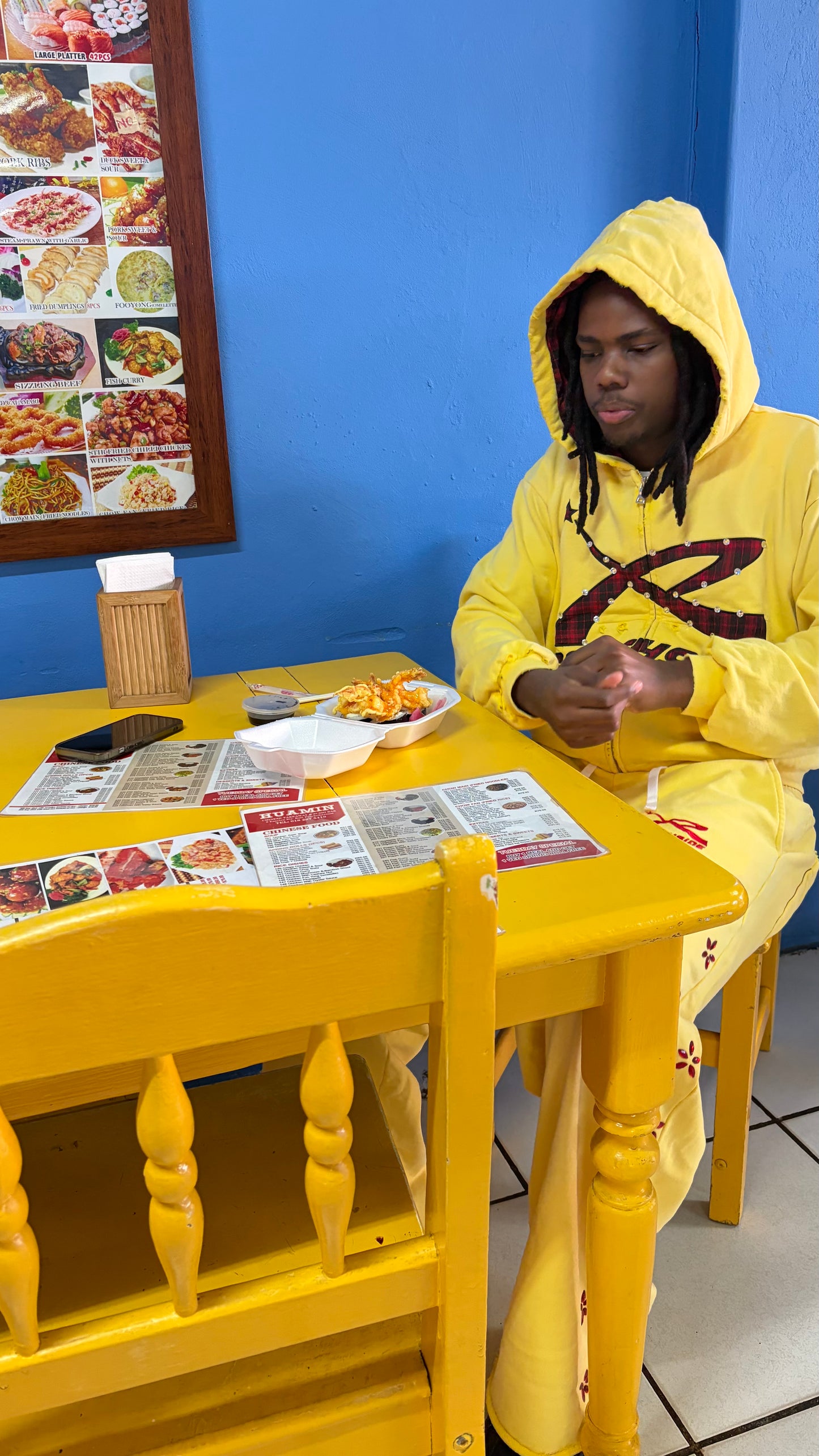 Banana Washed Sweat Suit