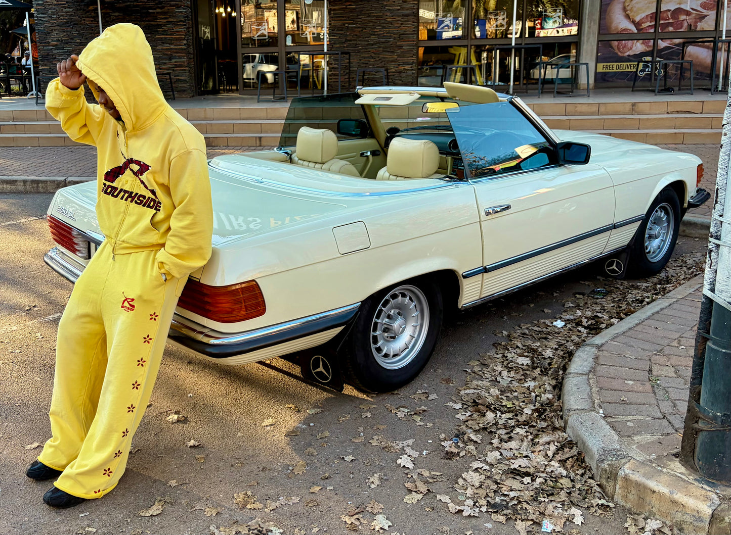 Banana Washed Sweat Suit